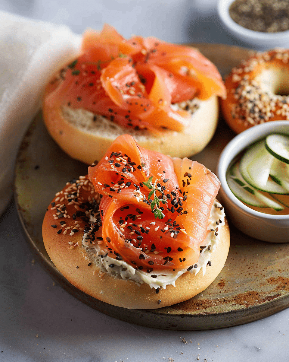 Bagels with Smoked Salmon