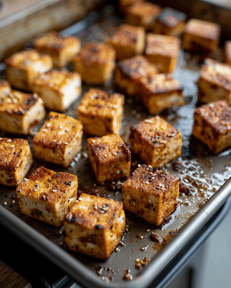 Baked Tofu Cubes