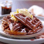 Red Velvet Waffles and Chicken