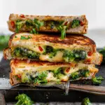 Roasted Broccoli Grilled Cheese