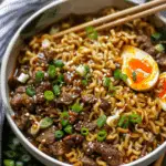 Slow Cooker Beef Ramen Noodles