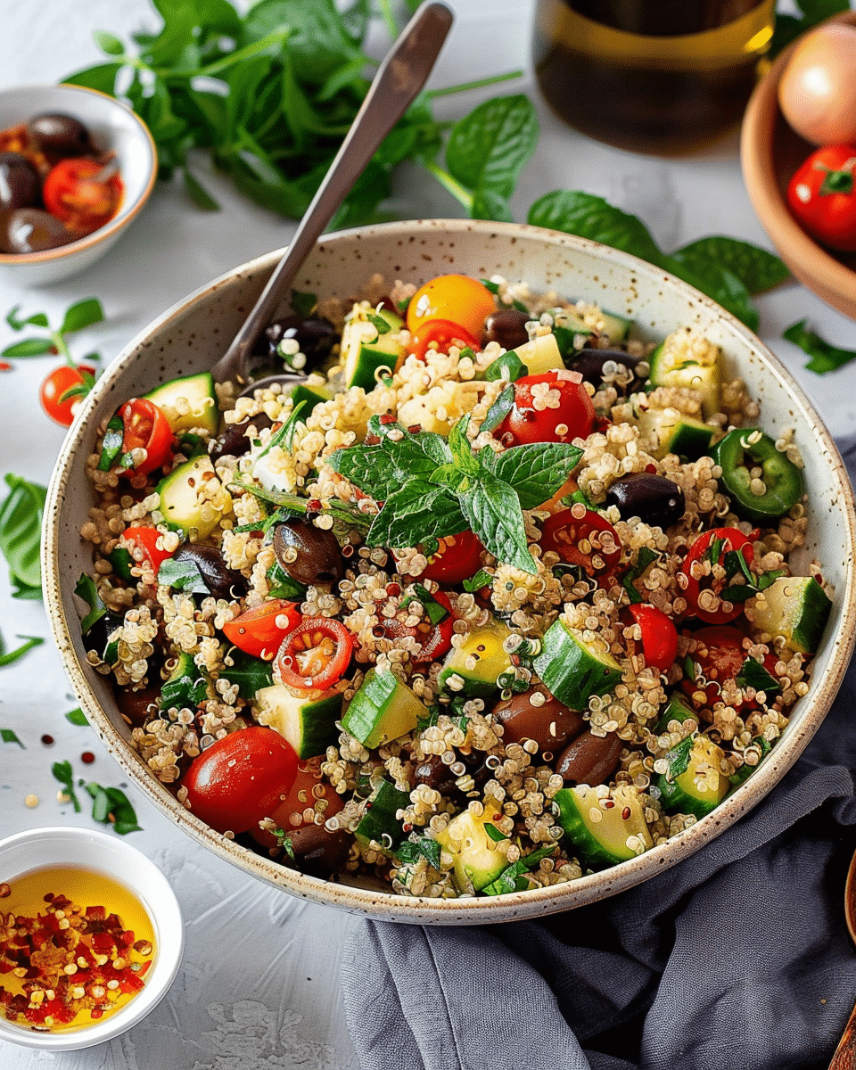 Mediterranean Quinoa Salad