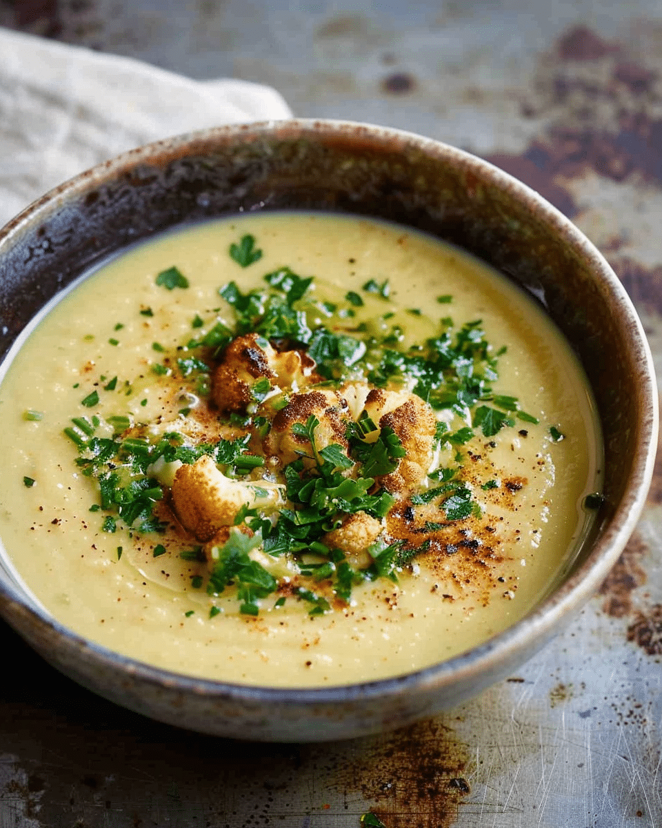Spiced Cauliflower Soup