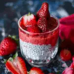 Strawberry Rhubarb Chia Pudding