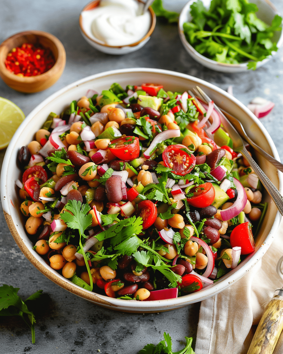 Vegan Three Bean Salad