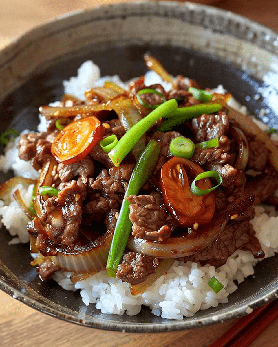 Beef and Onion Stir Fry