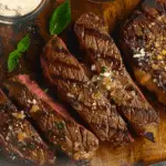 Grilled Bison Ribeye Steaks