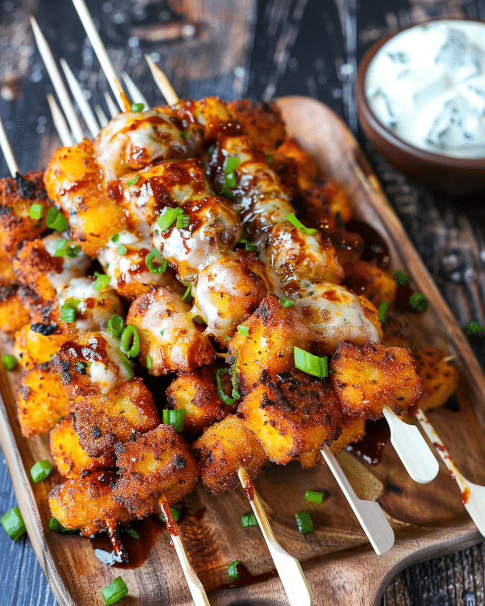 Taco Tater Tot Skewer