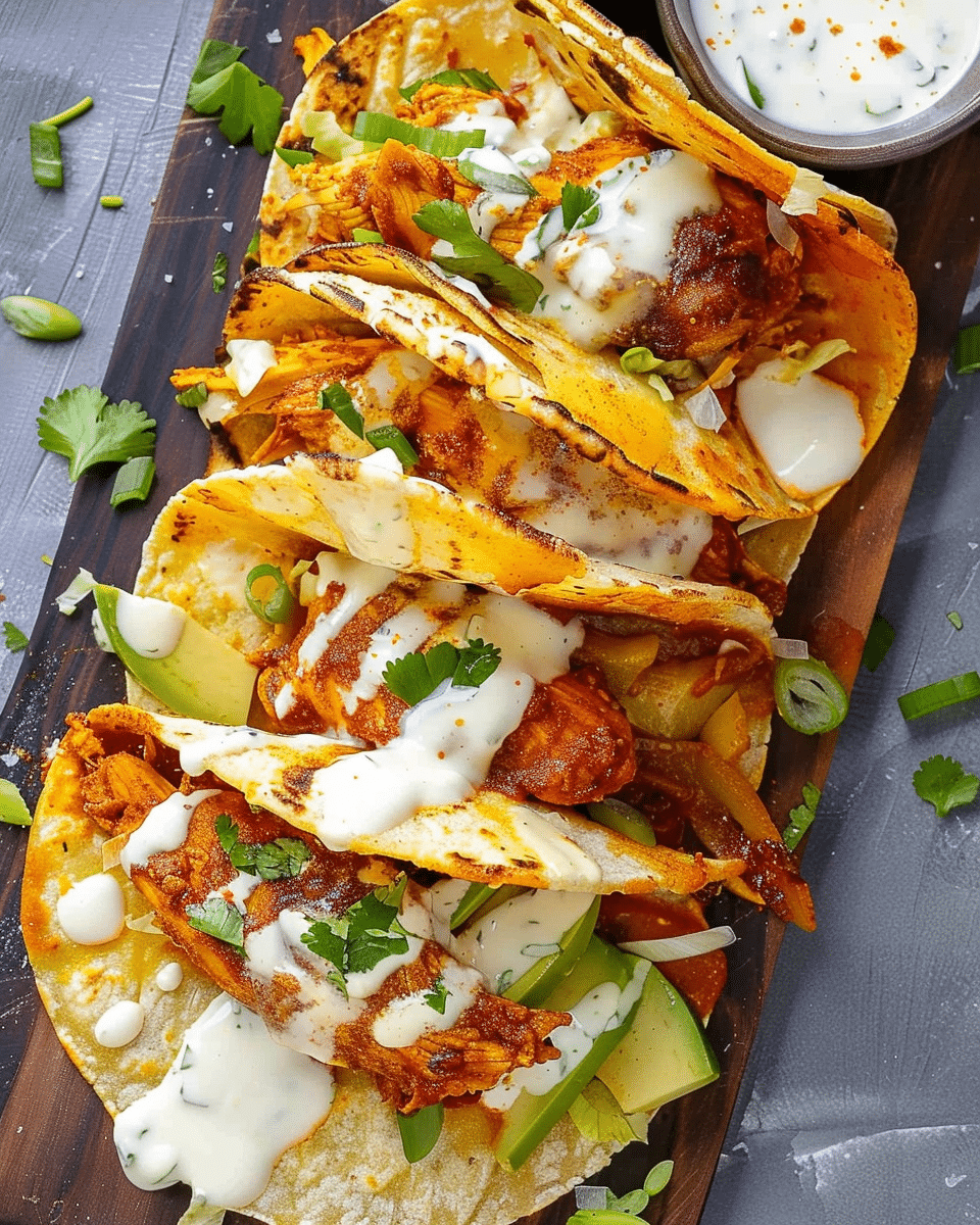 Buffalo Chicken Tacos