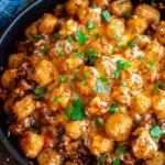 Beef Tater Tot-Chos