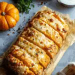 Pumpkin Garlic Cheese Bread