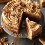 Pecan Cake with Cookie Butter Frosting