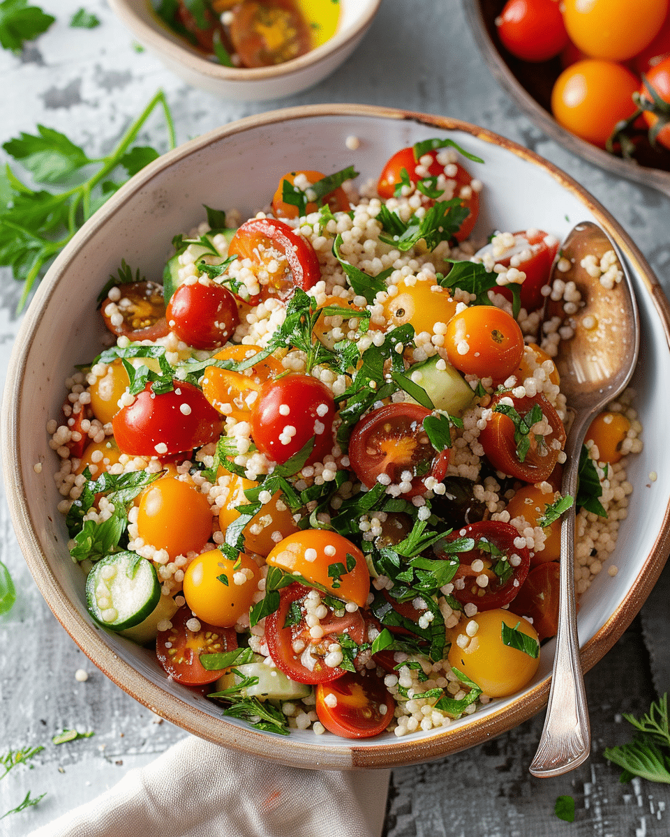 Cherry Tomato Couscous Salad