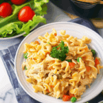 Crockpot Chicken Noodle Casserole