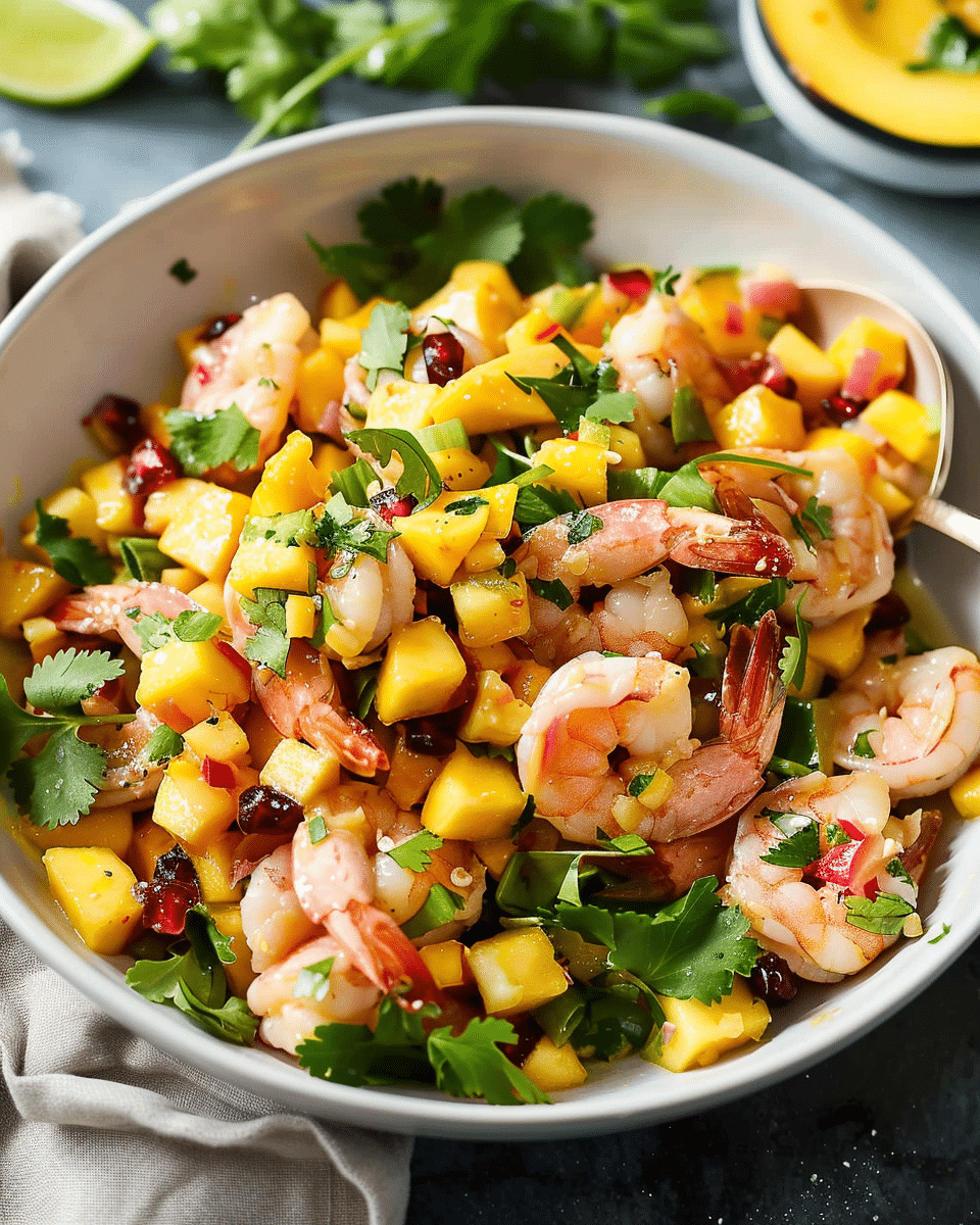 Mango Shrimp Salad