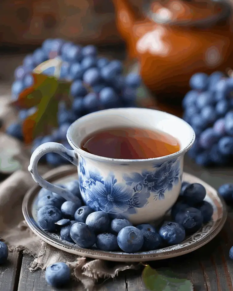 Blueberry Tea | TheFamilyCooking