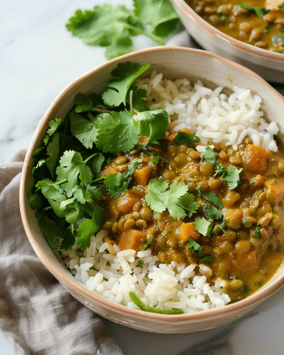 Thai Green Lentil Curry
