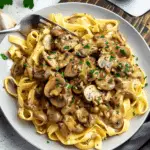 Vegan Mushroom Stroganoff