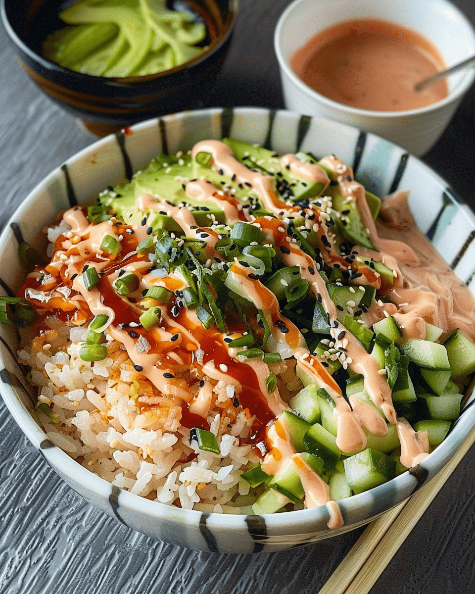 Crunch Roll Sushi Bowl