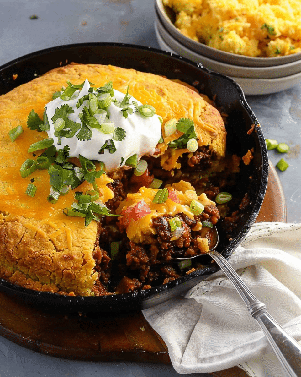 Easy Skillet Tamale Pie
