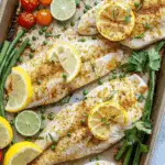 Lemon Pepper Tilapia Sheet Pan