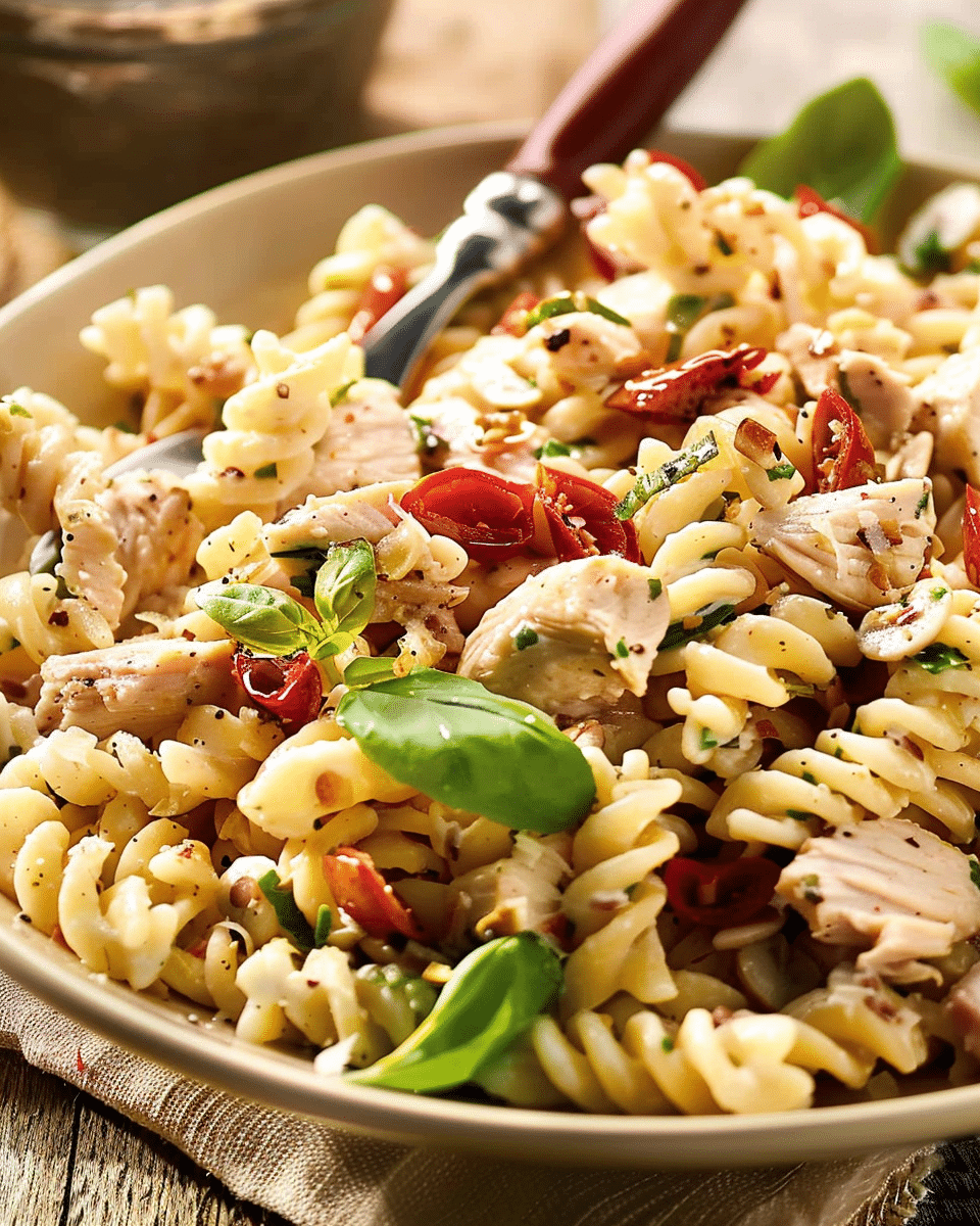 Marry Me Chicken Pasta Salad