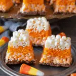Candy Corn Rice Krispie Treats