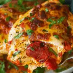 Cheesy Pizza Stuffed Chicken Breast