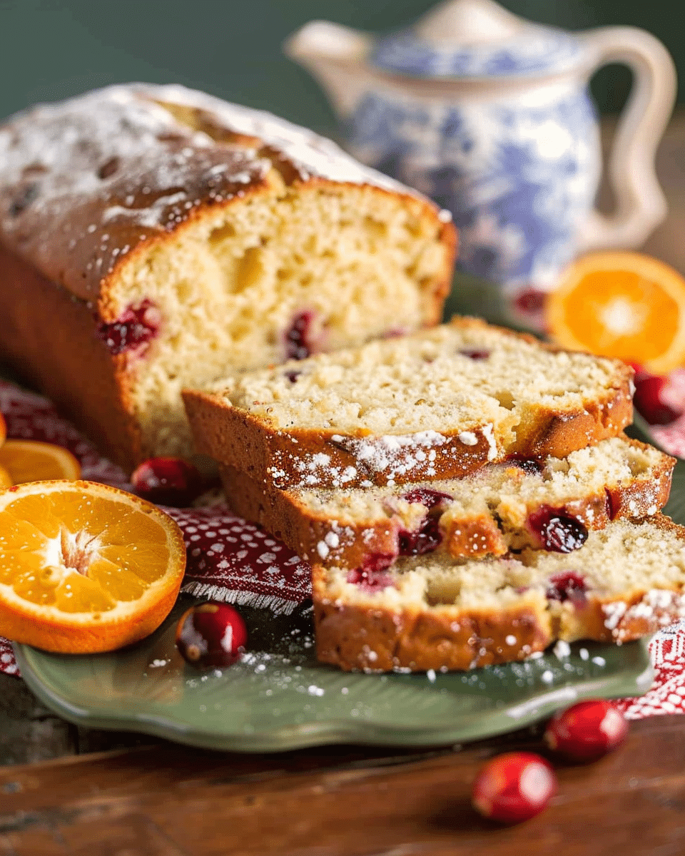 Cranberry Clementine Quick Bread