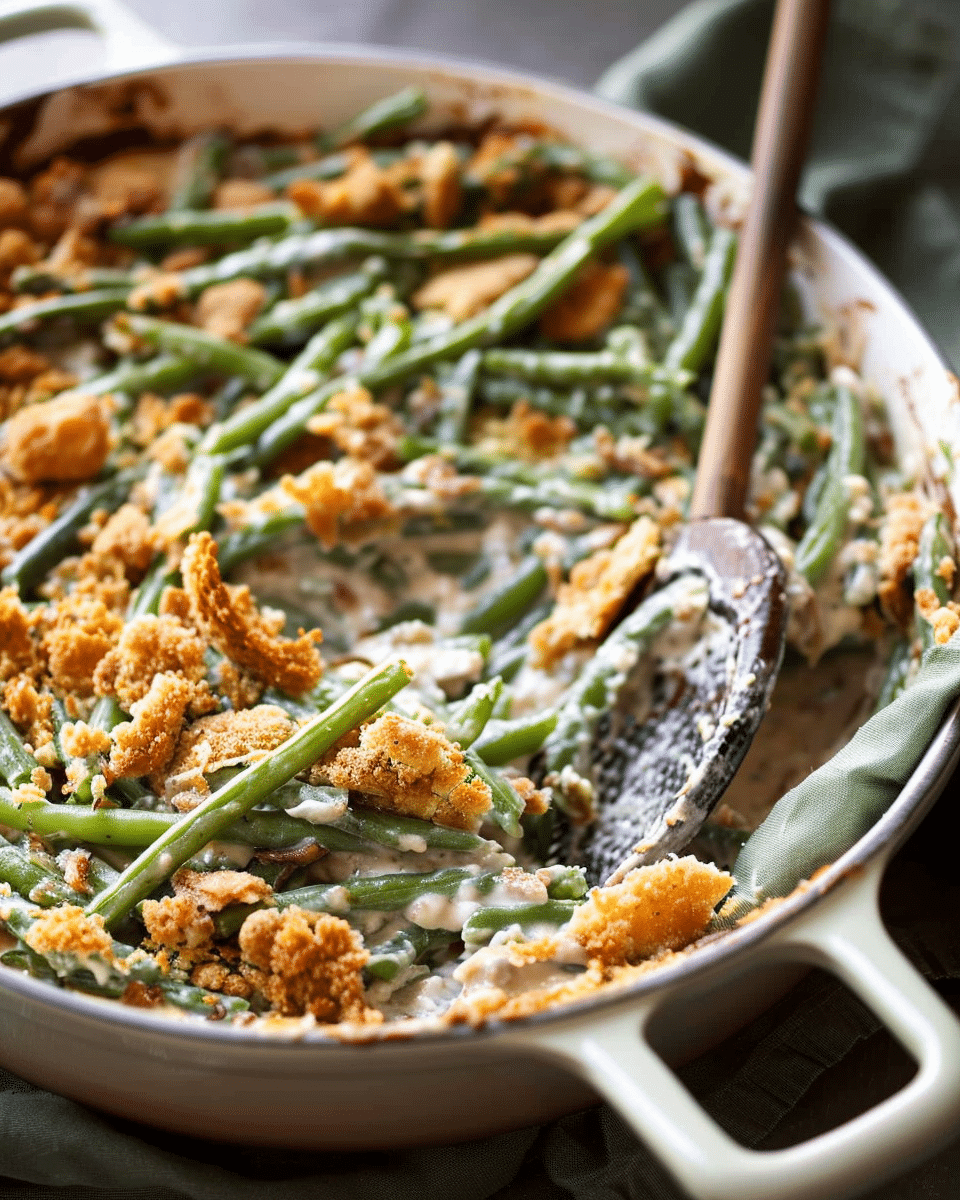 Creamy Green Bean Casserole from Scratch