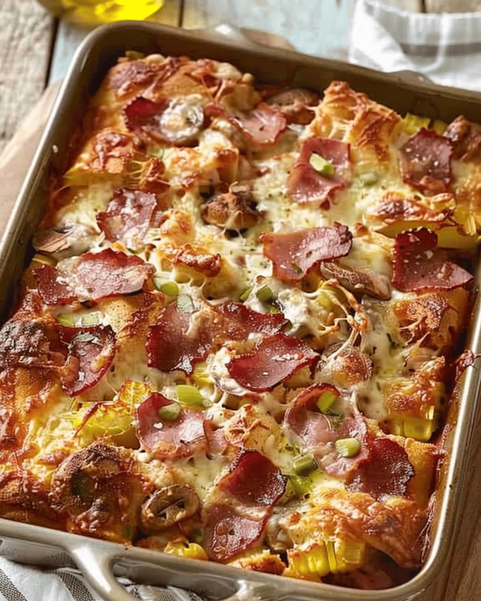 Italian Sub Brunch Casserole