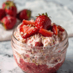 Strawberries and Cream Overnight Oats