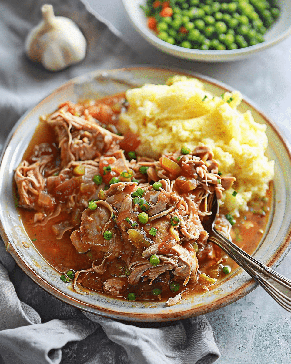 Slow Cooker Mississippi Chicken