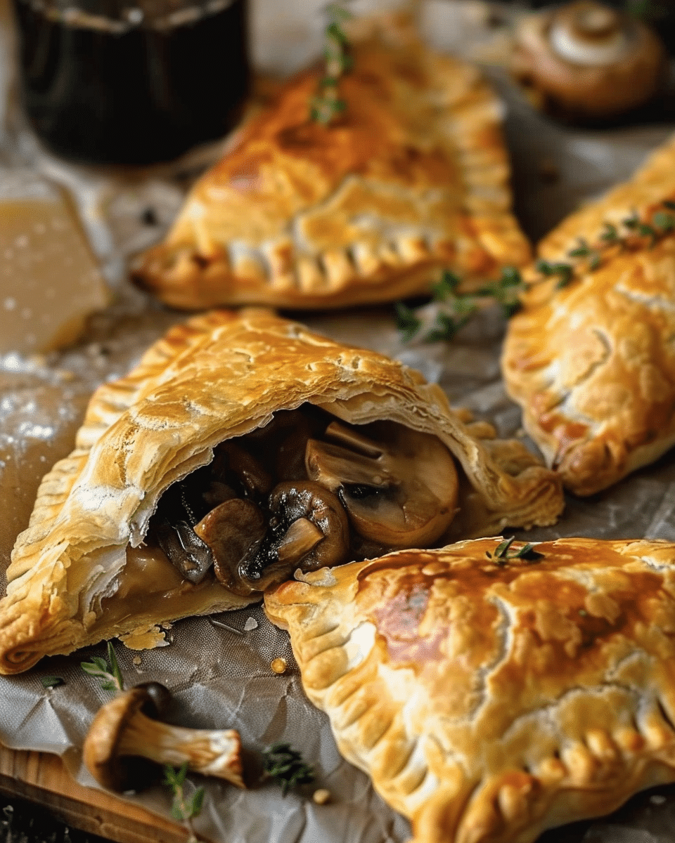 Venison Mushroom Hand Pies