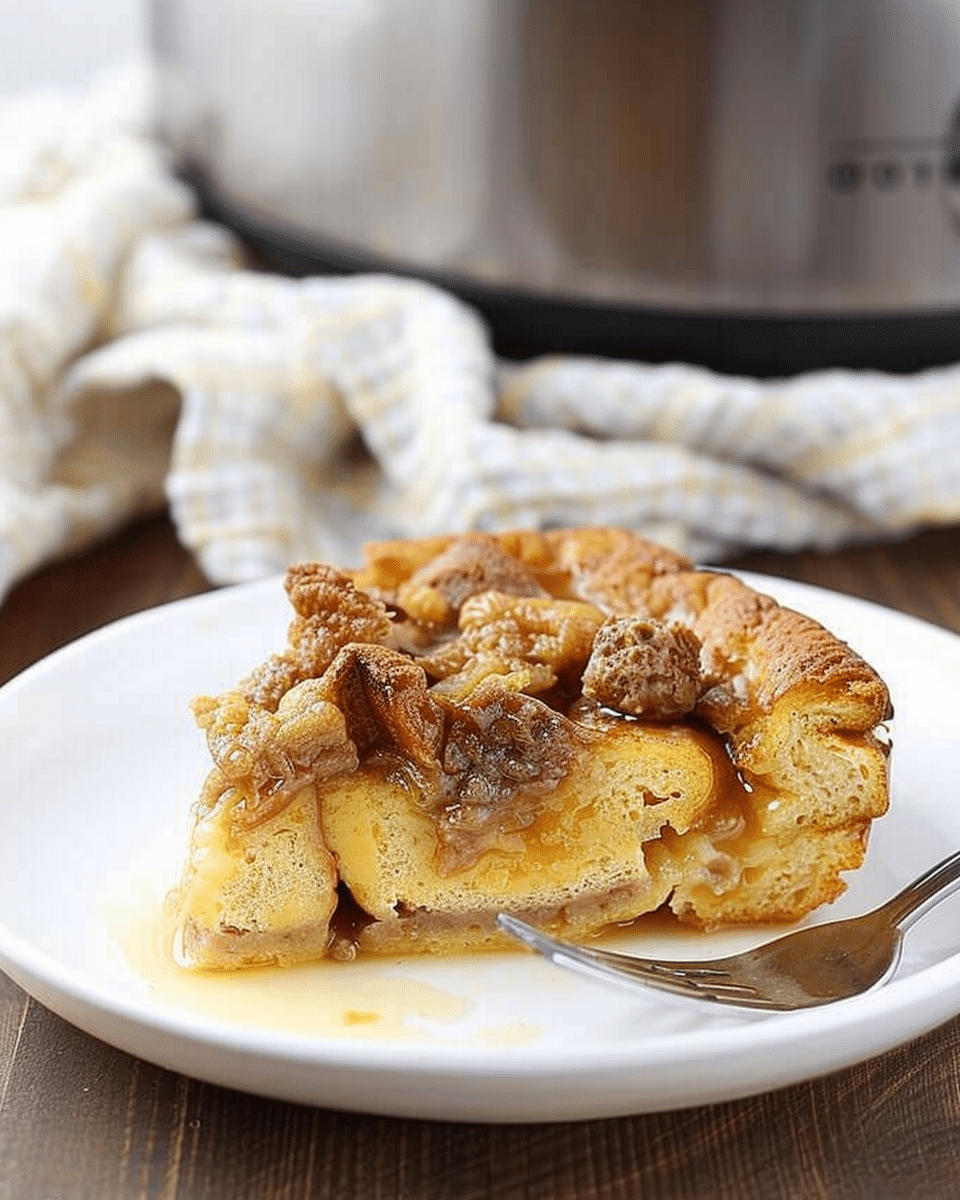Crockpot French Toast Casserole