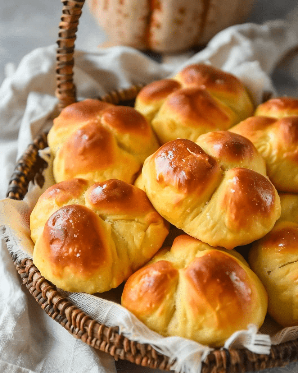 Pumpkin Dinner Rolls