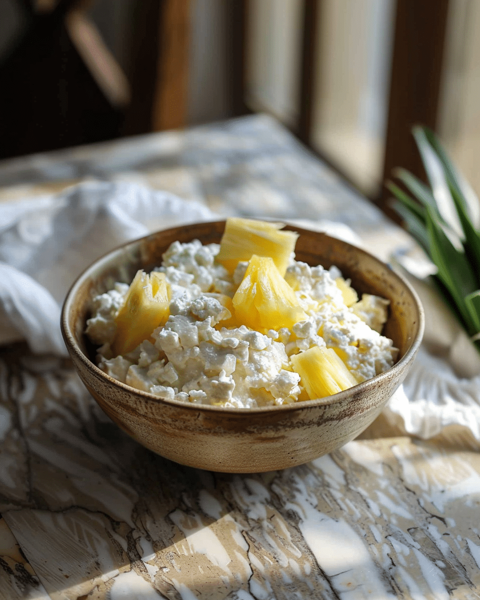 Cottage Cheese and Pineapple