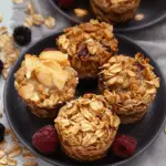 Easy 4 Ingredient Baked Oatmeal Cups