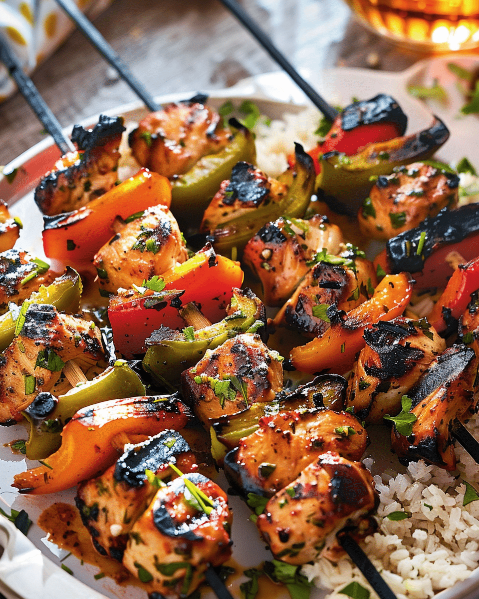 Grilled Chicken Kabobs