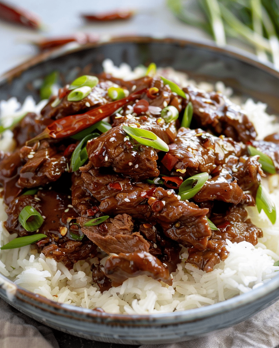 Spicy Mongolian Beef