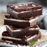 Chocolate-Mint Brownies with Ganache