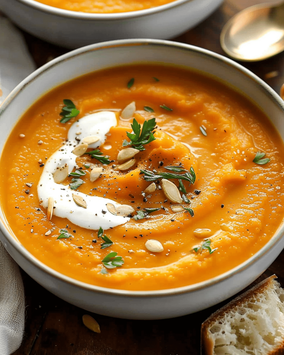 Slow Cooker Sweet Potato Soup