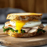Turkey Egg and Cheese Sandwich