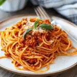 Vegan Spaghetti with Meat Sauce