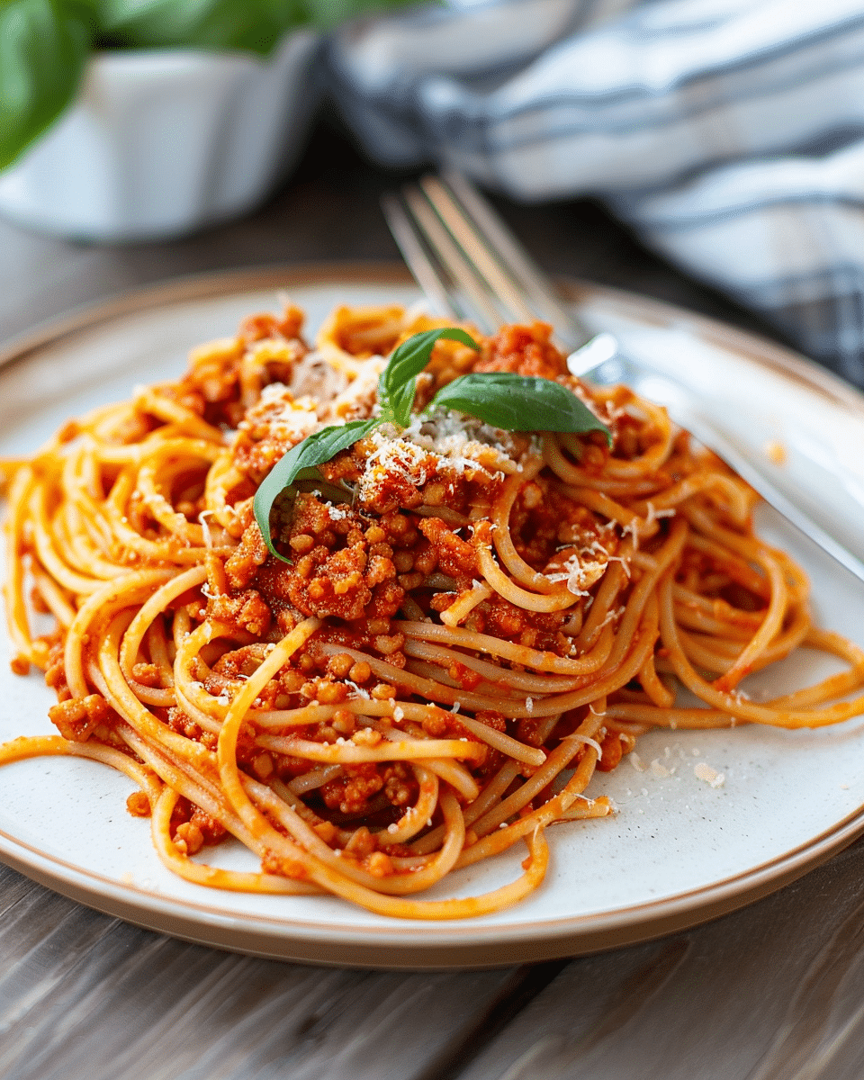 Vegan Spaghetti With Meat Sauce