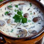 Creamy Wild Rice and Mushroom Soup