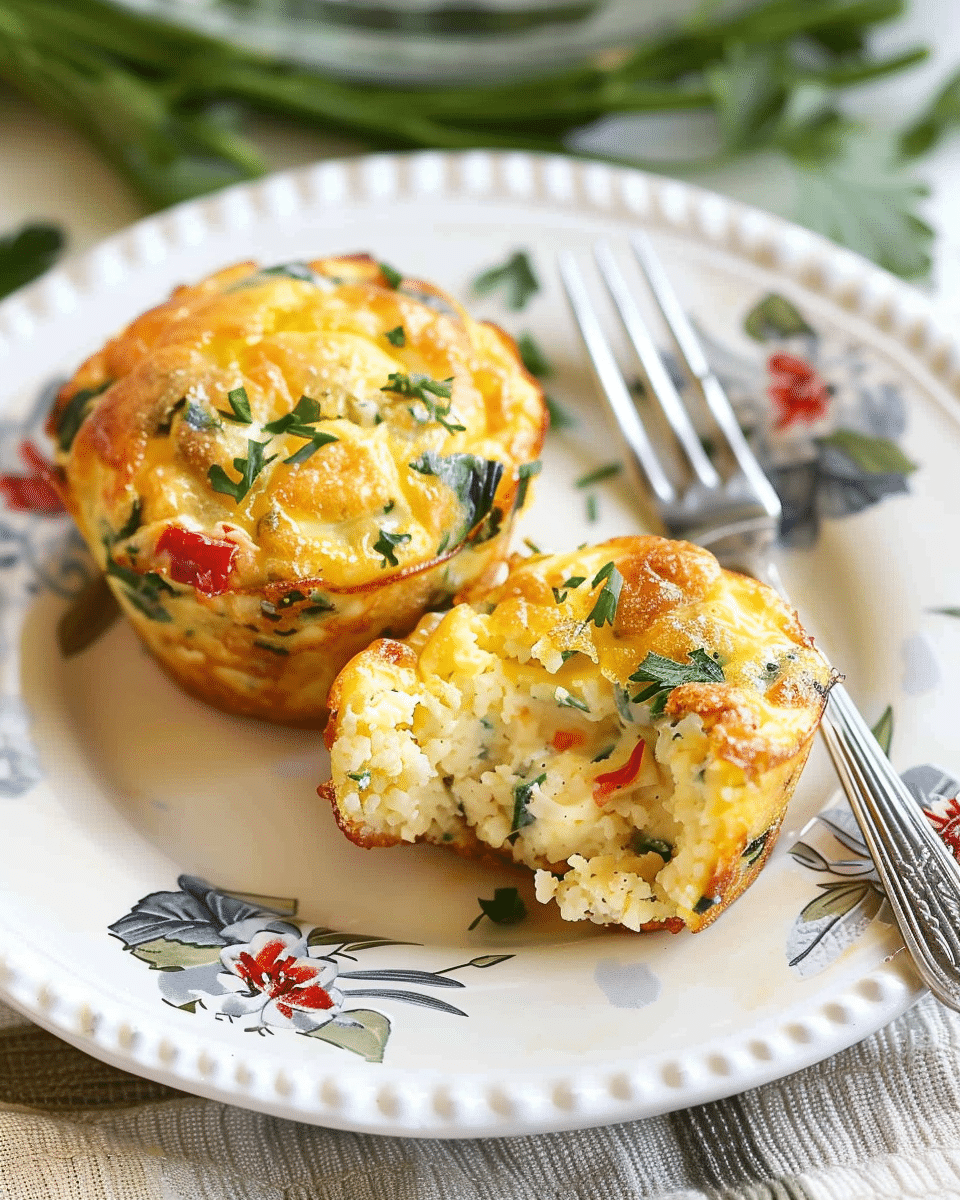Egg Muffins with Cottage Cheese