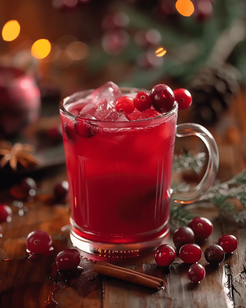 Warm Cranberry Drink