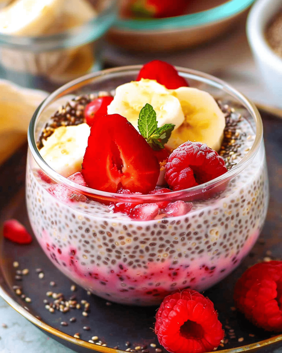 Cheesecake Chia Pudding