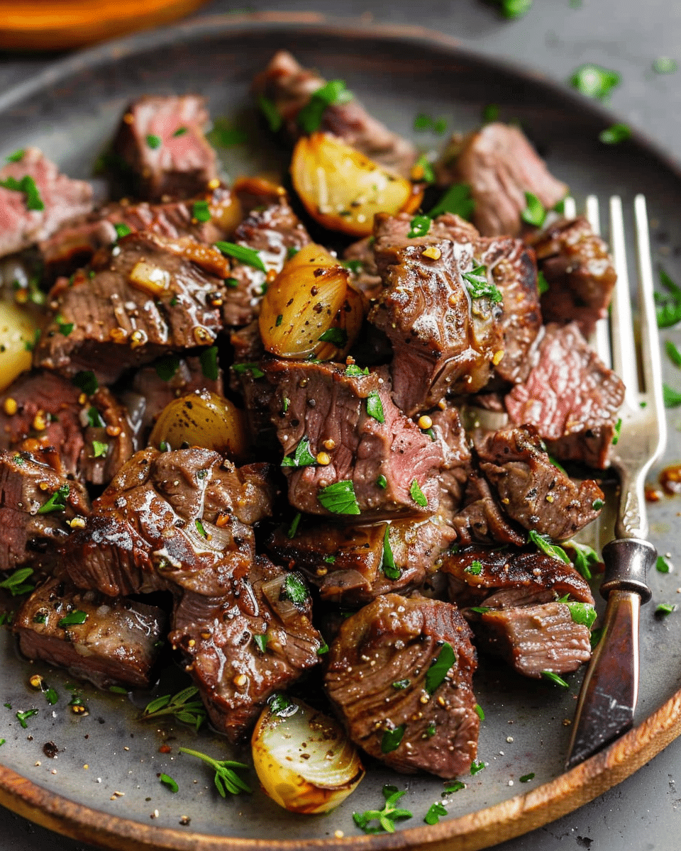 Garlic Butter Steak Bites